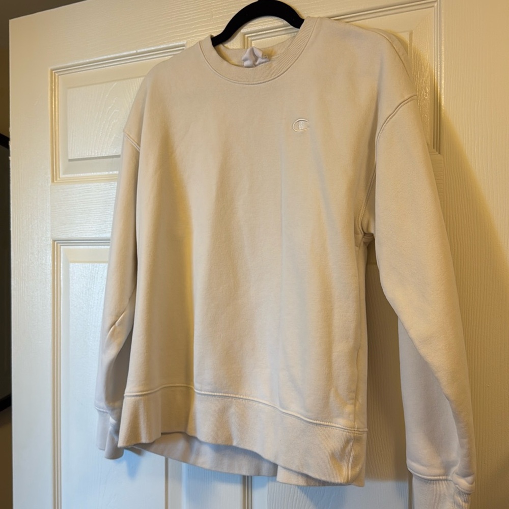 Champion cream crewneck